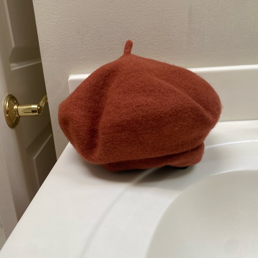 Brixton - Rust Wool Audrey Beret - New with tags